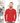 FITNESS VIBES Men's Athletic Lightweight Sweatshirt | Breathable & Soft Casual Activewear-Stylish FV Sweatshirt with Regular Fitting, Red Colour