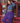 Fitness Vibes Women's Plus Size High-Rise Leggings. Elastic Waistband. UPF 50+ Protection. Stylish FV Logo. Agile & Comfortable. Purple Colour