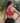 Fitness Vibes High-Neck Racerback Fully Lined, Padded Sports Bra. Stretchy & Comfortable FV Sports Bra. Sizes XS-XL .Dark Red Colour