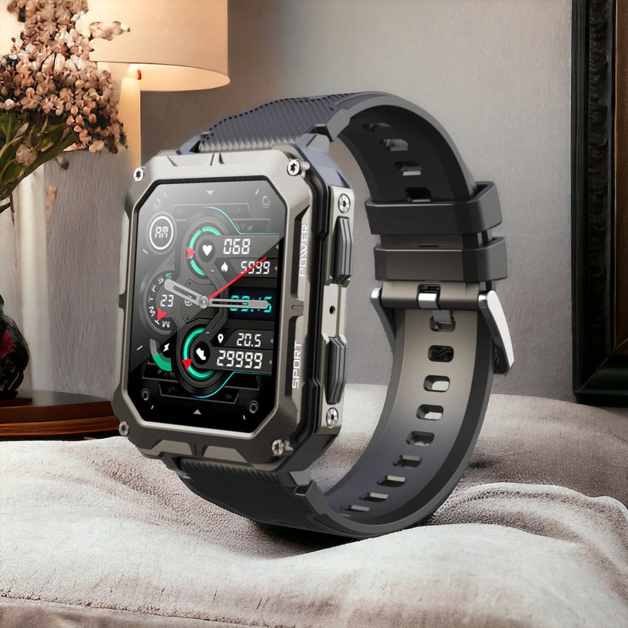 Enhanced Fitness Experience: C20 Pro Smart Watch with 123 Sports Modes ...