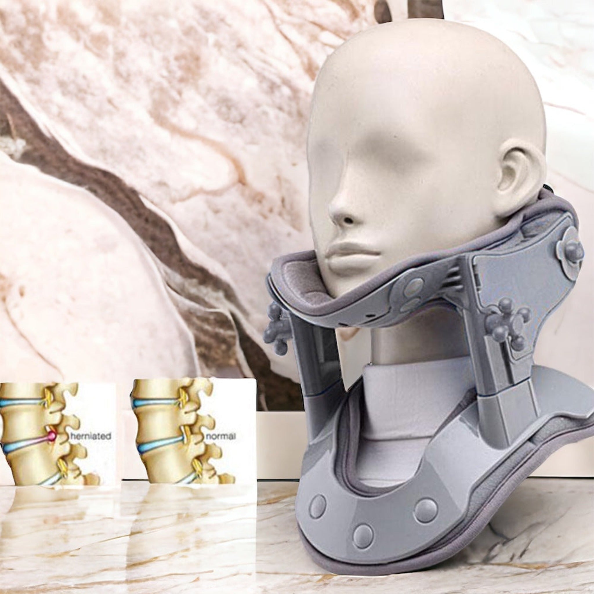 Cervis Support Adjustable Cervical Support Neck Protector-cervical lordosis, Straight ...