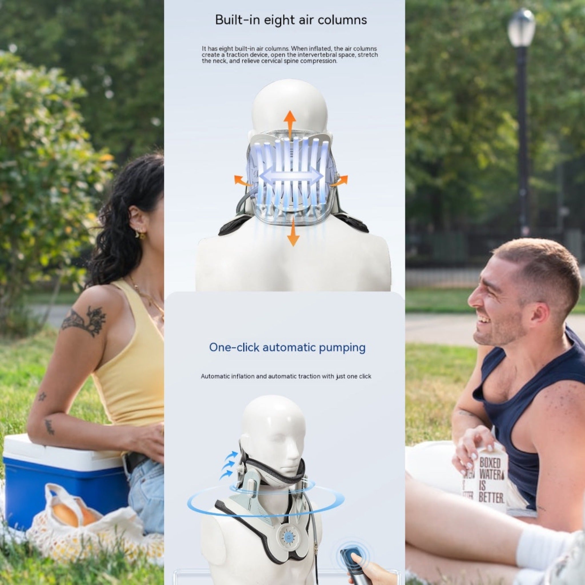 Cervical Traction Device: Advanced Neck Pain Relief & Posture Correcti ...